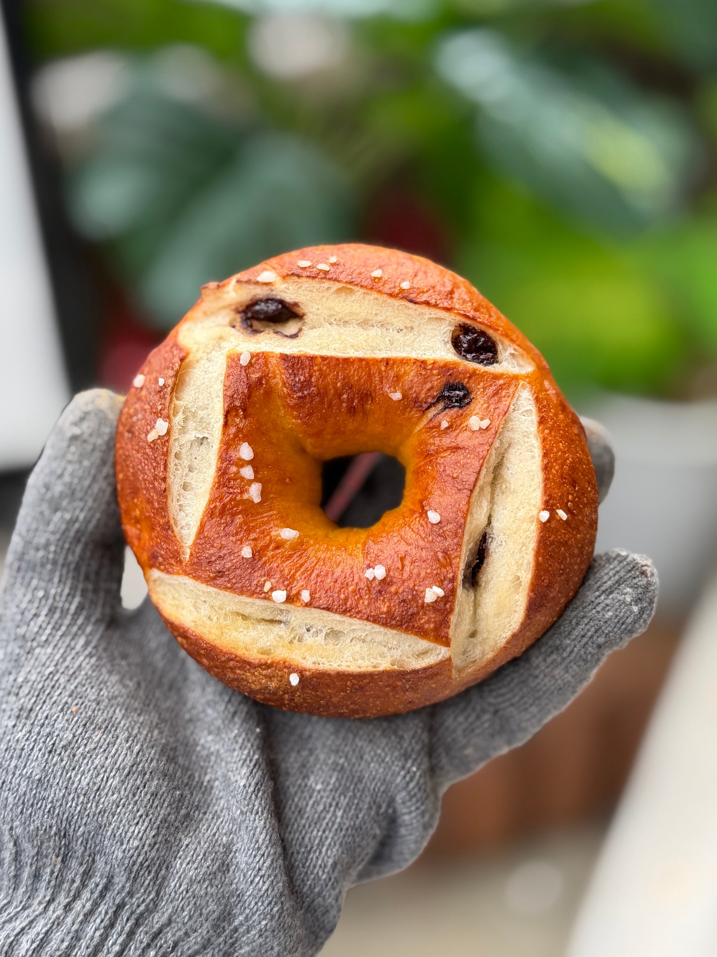 プレッツェルチョコベーグル