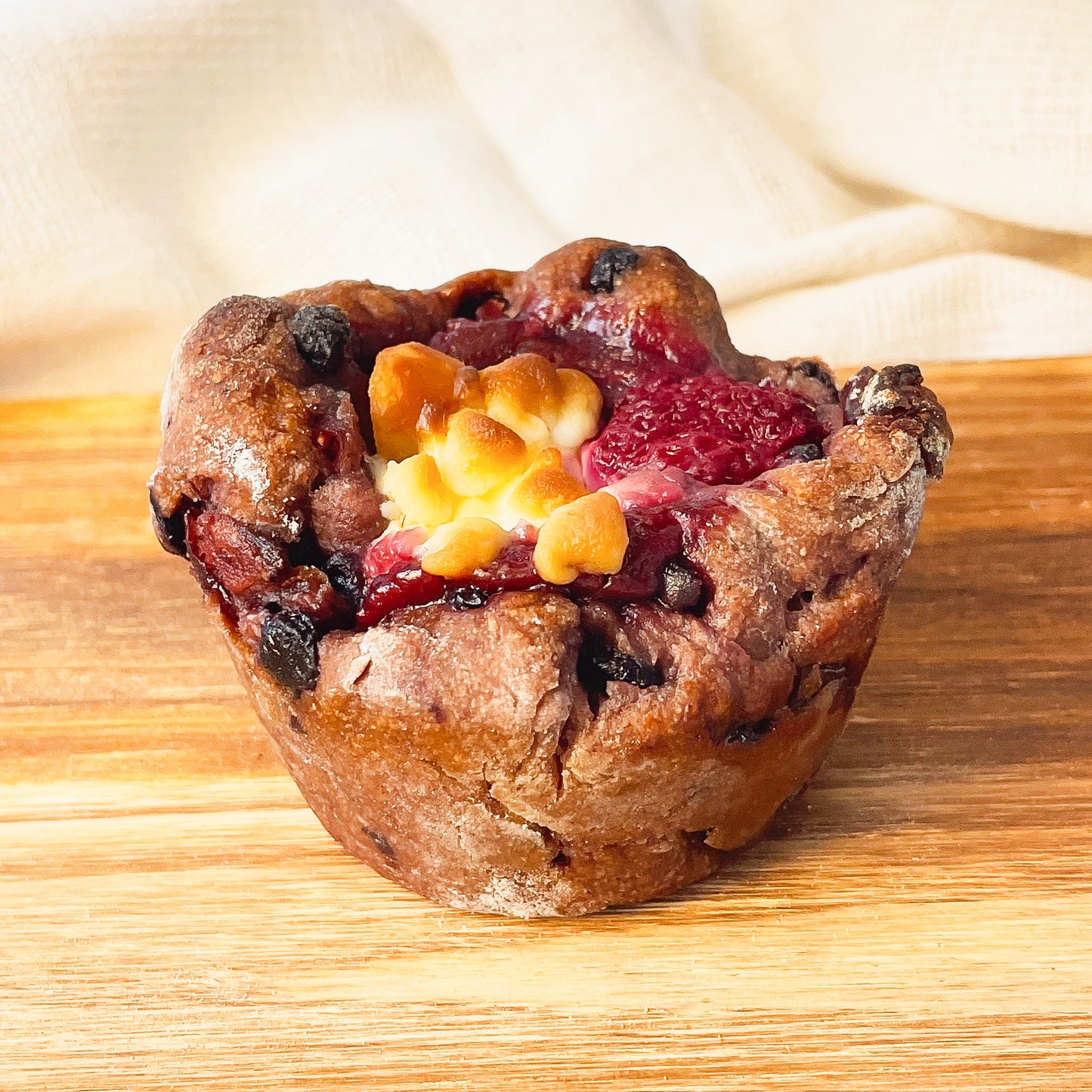 ベリーとクリームチーズ